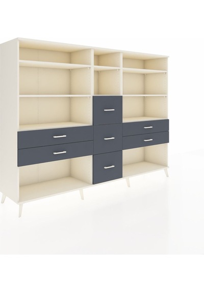 Hyperion Dolap 8 Raflı 7 Çekmeceli 220x44x163 Aytaşı-aytaşı/antr Aytaşı-aytaşı/antrasit Hyperion Dolap 8 Raflı 7 Çekmeceli 220x44x163 Aytaşı-aytaşı/antr Aytaşı-aytaşı/antrasit