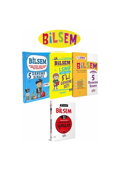 Ardışık Yayınları 1. Sınıf Bilsem Deneme Sınavı Çıkması Muhtemel Soru Bankası Seti 4 Kitap