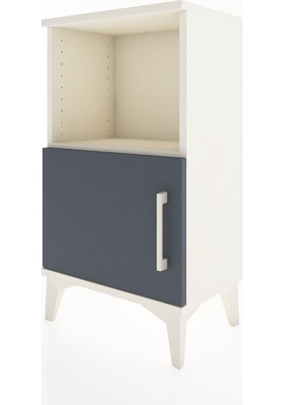 Arges Komodin 2 Raflı 44x30x80 Aytaşı-antrasit Aytaşı