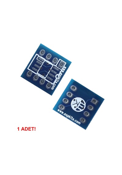 5 Adet Soıc8 To Dıp8 Smd Çevirici Pcb Sop8 Elektronik Devre Kart