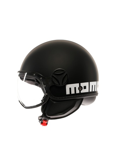Momo Kask/ Fgtr Classıc Mono Matt Black/white Çok Renkli