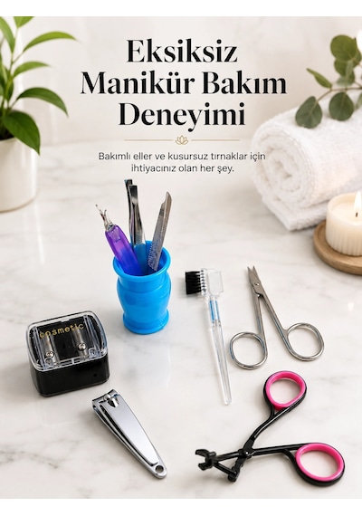 Profesyonel Manikür Pedikür Bakım Seti Çok Amaçlı Kişisel Bakım Kiti