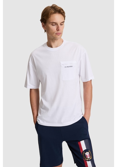 U.s. Polo Assn. Erkek Beyaz Tişört 50326949-vr013