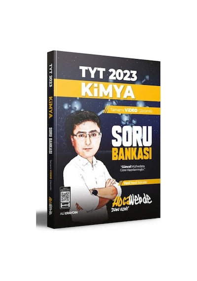 2023 TYT Kimya Tamamı Video Çözümlü Soru Bankası  -  Ali Eraydın  -  Hoca Webde Yayınları