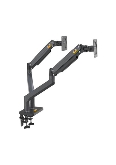 Hpy Pazar North Bayou G35 22 32" 2 12 Kg Ekranlar İçin Masaüstü Çift Kollu Amörtisörlü Monitör Tutuc