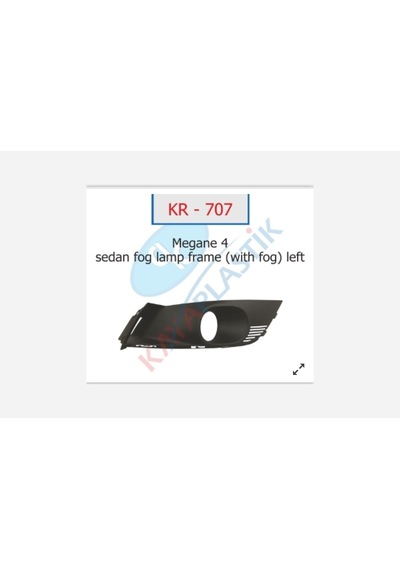 Sis - 813 - Far Çerçevesi Sol Mgn 4 Sedan - Ece-umay - Model Sisli
