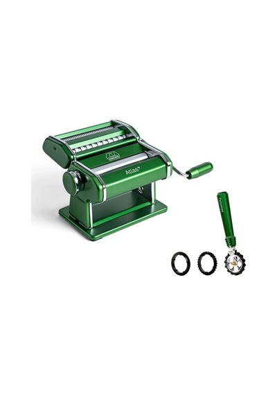 Marcato Atlas 150 Plus Makarna Makinesi + Pastawheel Set Yeşil