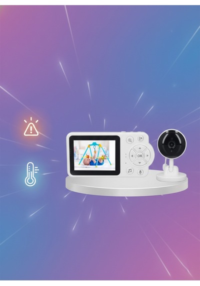 Wearfitpro 720p Hd Akıllı Bebek Kamerası & Video Monitörü Gece Görüşlü, Ninni Özellikli, Çift Yönlü Ses