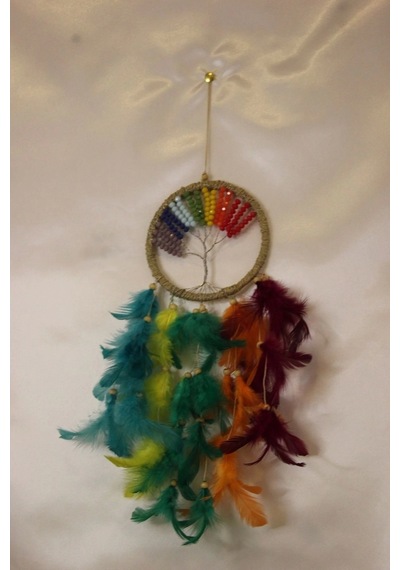 Dream Catcher Düş Kapanı Hayat Ağacı Renkli