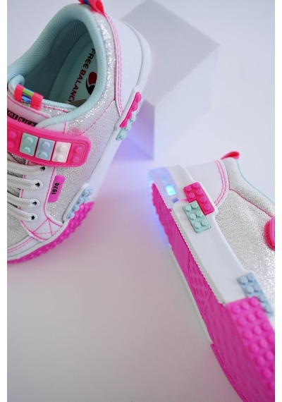 Muggo Sonic Garantili Legolu Bağcıklı Ve Cırtlı Ortopedik Çocuk Sneaker Spor Ayakkabı 001