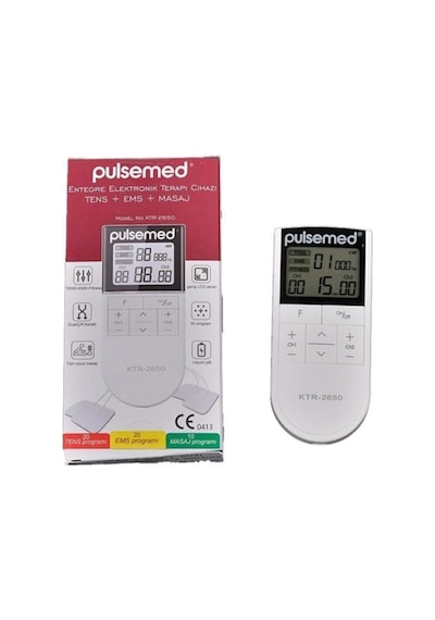 Pulsemed Şarjlı Entegre Elektronik Terapi Cihazı Tens + Ems + Masaj Şarj Edilebilir Çok Renkli