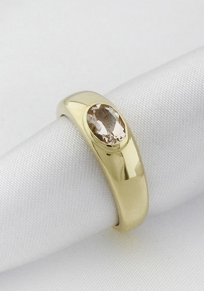 Tasarım Morganite Tektaş Yüzük