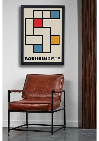 Bauhaus Exhıbıtıon Siyah Çerçeveli Tablo Poster