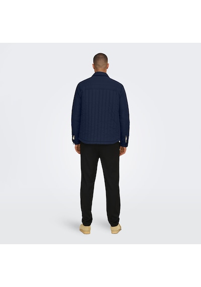 Only & Sons Jack Quilted Erkek Lacivert Mont 22030317-pn Lacivert