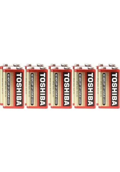 Toshiba 10 Adet 9 Volt Yassı Pil