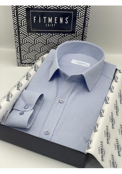 Slim Fit Uzun Kol Saten Hediye Kutulu Kolay Ütülenebilir Erkek Gömlek Fs-002968 - Açık Mavi-2071 Açik Mavi Slim Fit Uzun Kol Saten Hediye Kutulu Kolay Ütülenebilir Erkek Gömlek Fs-002968 - Açık Mavi-2071 Açik Mavi