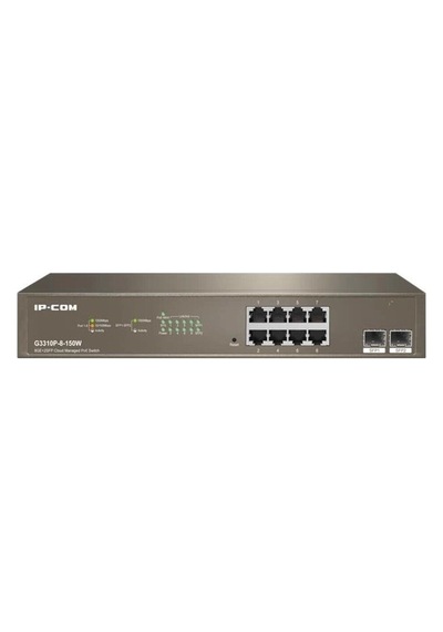 Ontech - G3310p-8-150w 8 Port Gıgabıt + 2x1gb Sfp Uplınk L2/cloud Yönetilebilir Rack 130w Poe