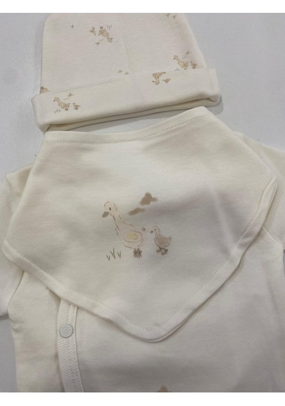 Bistyle Hastane Çıkışı 10lu Welcome Baby Duck Sarı - Ekru-12646 Ekru