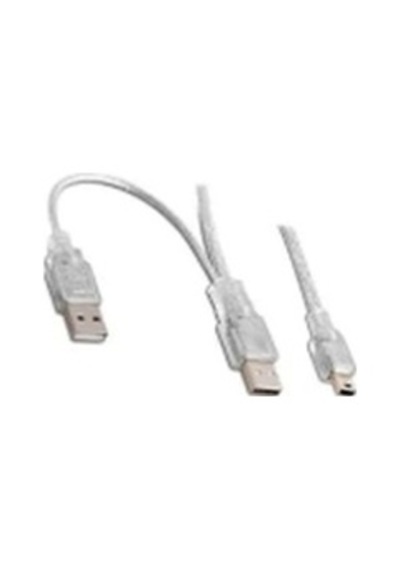 Mini Usb Y Kablo 5 Pin Y Kablo Güç Destekli Harici Harddisk Kablosu