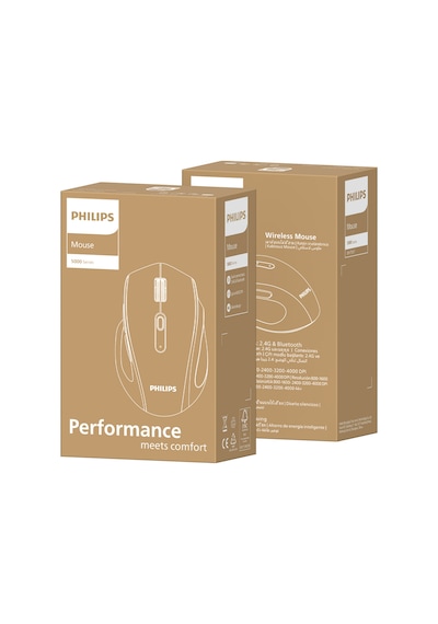 Philips SPK7547 Bluetooth Kablosuz Çift Modlu 4000DPI 7 Tuşlu Optik Mouse
