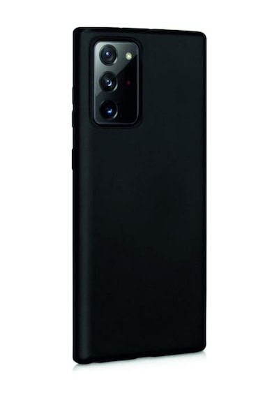 Samsung Galaxy Uyumlu Note 20 Ultra Kılıf Kamera Korumalı Silikon Rubber Arka Kapak Siyah