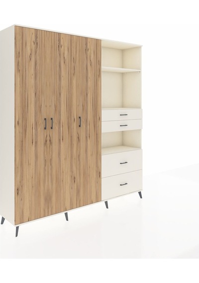 Hyperion Dolap 12 Raflı 4 Çekmeceli Tek Askılı 220x44x243 Aytaşı-çam/aytaşı Atlas Çam/aytası Hyperion Dolap 12 Raflı 4 Çekmeceli Tek Askılı 220x44x243 Aytaşı-çam/aytaşı Atlas Çam/aytası