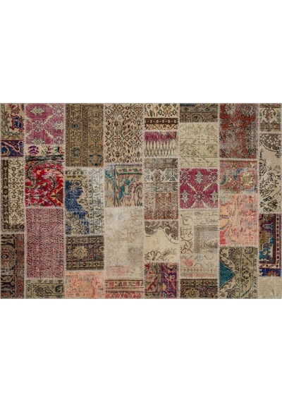 Eşsiz Güzelliğe Sahip Patchwork Halı 160 X 230 Cm 6268