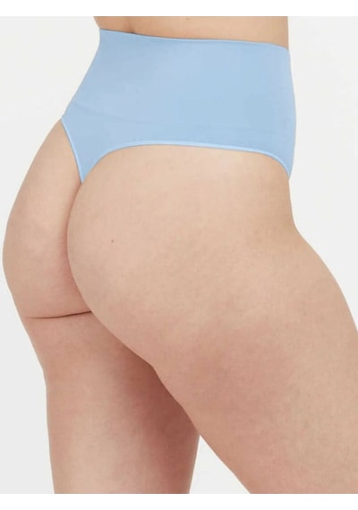 Mistirik Montela Model Bel Şekillendirici Seamless String Slip Korse Buz Mavi Renk Buz Mavi