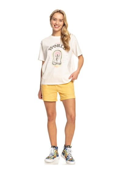 Roxy Moonlight Sun Bj Tees Kadın Tişört Beyaz