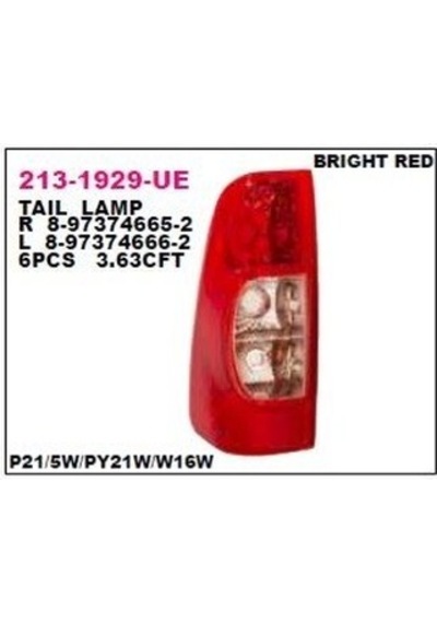 Isuzu Dmax 2007 Arka Stop Lambası Sol Depo