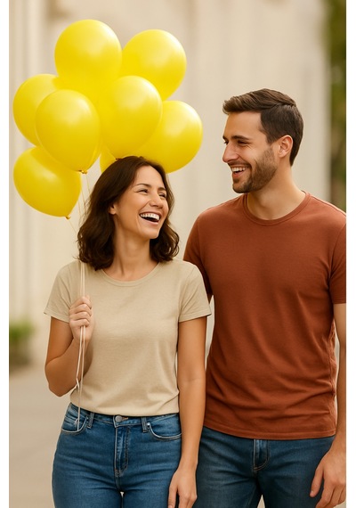 Metalik Balon 11 İnc 28 Cm 10 Adet Parti Doğum Günü Kutlama Süsleri Sarı