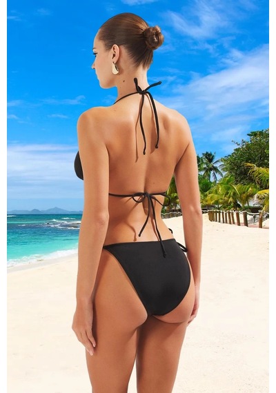 Ersefa Tasarım Bikini Takımı Yaz Koleksiyonu Plaj Ve Havuz İçin Premium Siyah