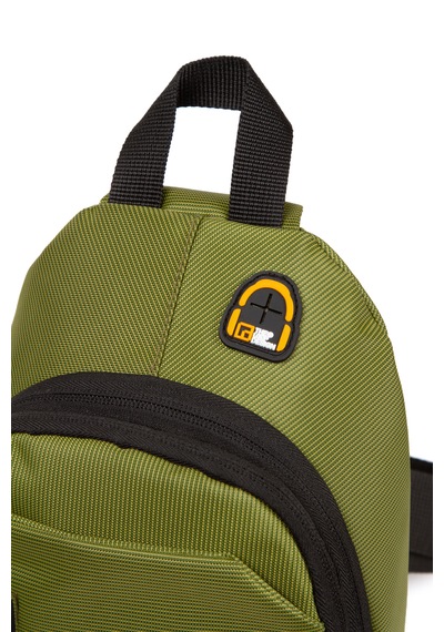 Esvelans Unisex Çapraz Askılı Göğüs Ve Omuz Çantası Günlük Body Bag Haki