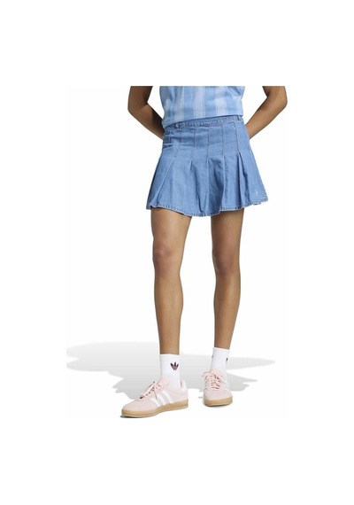 Adidas Kadın Mavi Etek Denım Skırt Kd5523