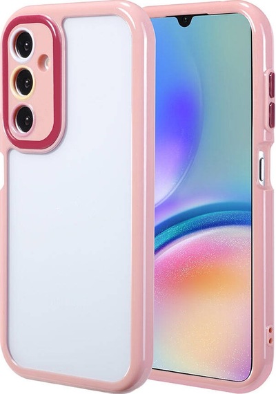 Samsung Galaxy A05s Uyumlu Kılıf Kamera Korumalı Renkli Kenar Ve Çerçeve Tasarımlı Kapak