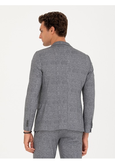 Cacharel Antrasit Ex. Slim Fit Ceket Gri