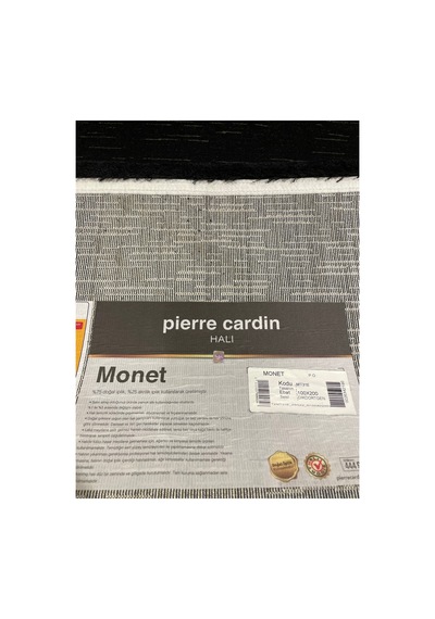 Monet Mt31e Siyah Halı Çok Renkli