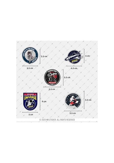 Bdls30 Küçük Boy 10lu Sticker Seti
