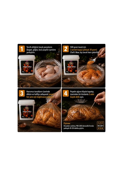 Koruyucusuz Özel Baharat Karışımı Fırında Tavuk Harcı 750 G