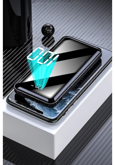 Intouch 10.000 mAh Prime Dijital Göstergeli Dahili Çoklu Kablolu
