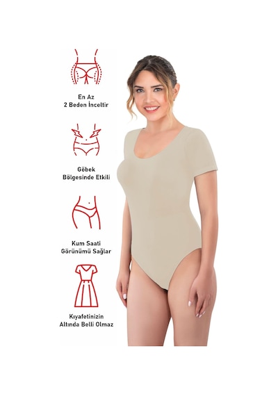 Ten Mı Emay 1926 Soft Yarım Kollu Body Ten