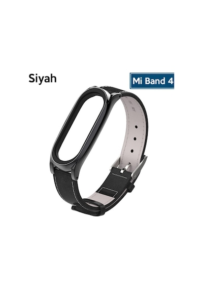 Mijobs Xiaomi Mi Band 5-4 Pu Deri Kayış Kordon (120113987)