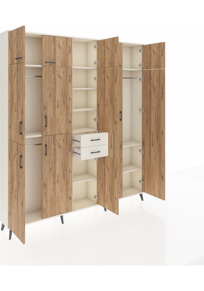 Arges Dolap 10 Raflı 2 Çekmeceli 3 Askılı 220x30x243 Aytaşı-çam/aytaşı Atlas Çam/aytası Arges Dolap 10 Raflı 2 Çekmeceli 3 Askılı 220x30x243 Aytaşı-çam/aytaşı Atlas Çam/aytası