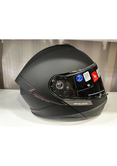 Kask Mt Genesis Sv A2 Çene Açılır Motosiklet Kaskı Mat Siyah