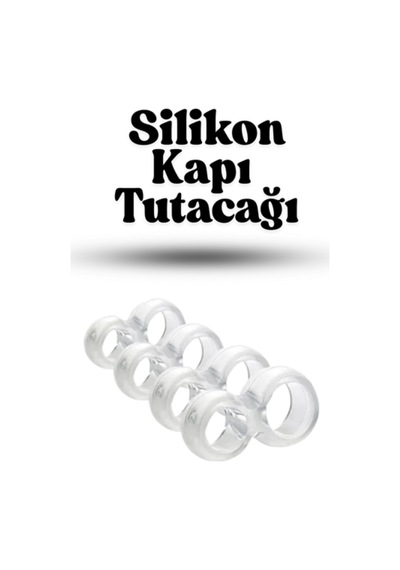 5 Adet Şeffaf Silikon Kapı Tamponu Kapı Stoperi Kapı Durdurucu Kapı Çarpma Önleyici Duvar Koruyucu