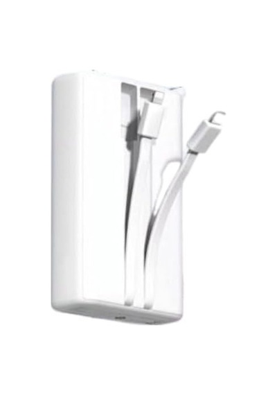 H002 20000 Mah Power Bank Pd 30w Ve Usb 22.5w Fast Hızlı Şarj Dahili Type C Ve Lightning Kablolu Dünya Standartlarına Uygun Polymer Batarya Birebir Amper Powerbank Kırmızı
