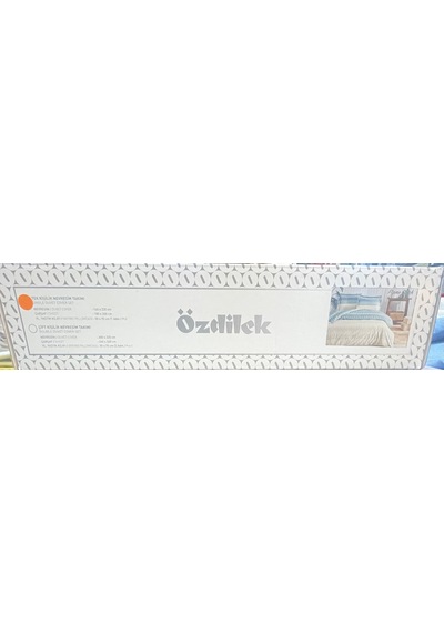 Özdilek Flame Stıtch Mavi %100 Pamuk Tek Kişilik Nevresim Takımı