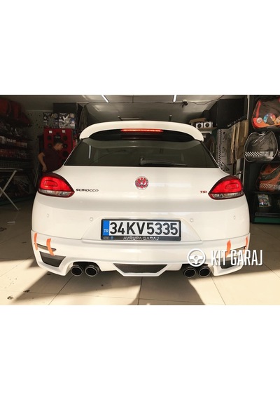 Kit Garaj Volkswagen Scirocco Makyajsız Rieger Arka Ek Plastik Boyasız