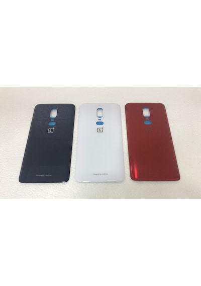 Oneplus 6 Arka Kapak Pil Kapağı - Siyah