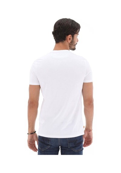 Timberland Ss Dunstan Rıver Jersey C Beyaz Erkek Kısa Kol T-Shirt